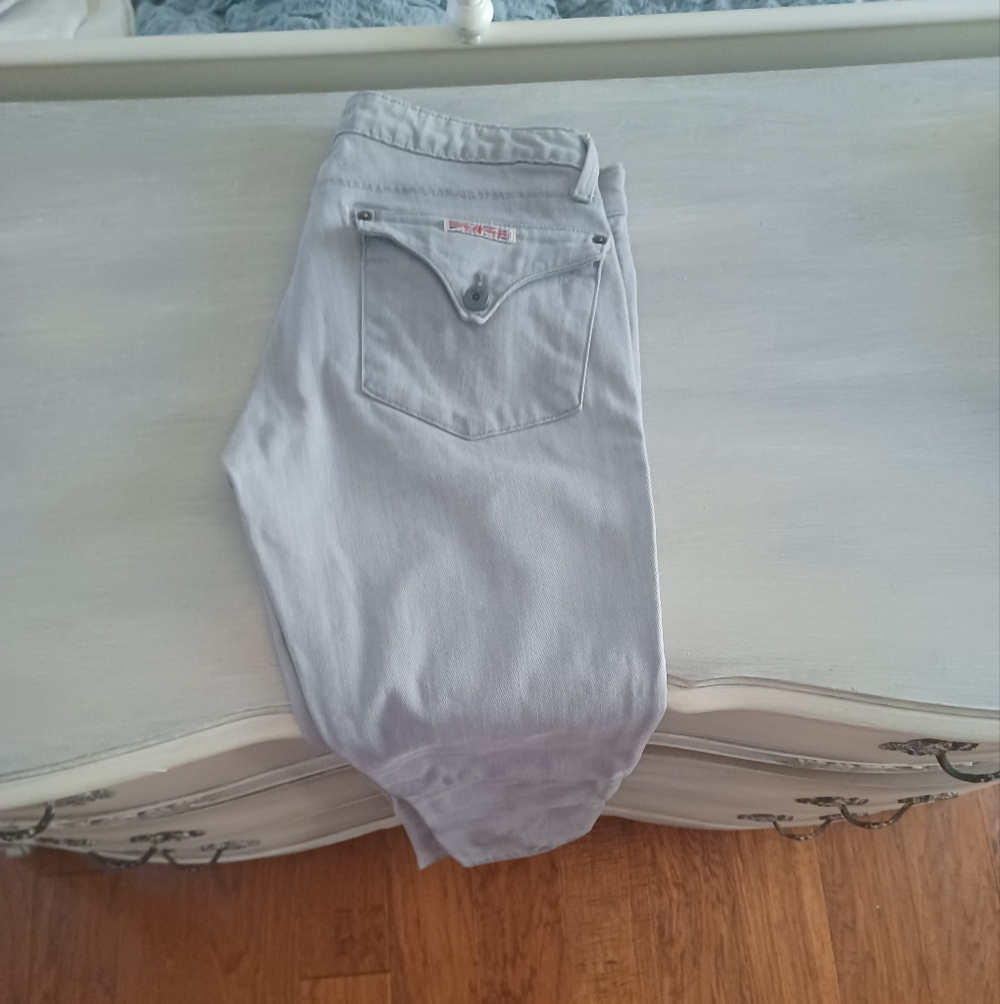 Hudson Light Gray Jeans - Size 29